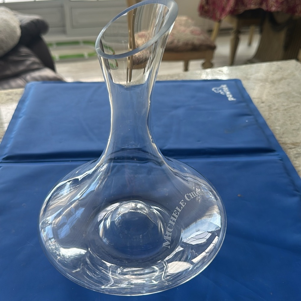 Large wine decanter signed Michele Chiarlo